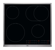 HK654850XB Kochfeld autark 57,6cm Edelstahlrahmen Hob-to-Hood -Funktion