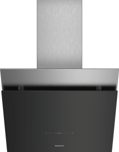 LC68KPP60 Schwarz mit Glasschirm Wand-Esse, 60 cm
