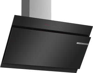 DWK97JQ60  Wandesse, 90 cm Schräg-Essen-Design schwarz 730 cbm/h LED-Modul