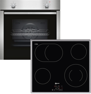 XB16 ( Set: T18B42N2, B1DCA0AN0 ) Backofenset Edelstahl 5Heizarten Kochfeld 60cm