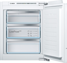 GIV11ADC0 Einbau Gefrierschrank 72 cm Nische LowFrost Flachscharnier LED EEK:D