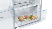 Bosch KSV36VBEP Stand Kühlschrank Schwarz 186cm VitaFresh FreshSense LED EEK:E