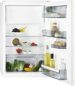 SFB688E1AS Kühlschrank mit Gefrierfach 88 cm Nische LED Nutzinhalt 123Ltr. Schlepptürtechnik EEK:E