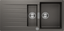 Signus D-150-FB Silverstone ( SIGD150FBSIL ) Unterschrank 60 cm Flächenbündig CRISTADUR®