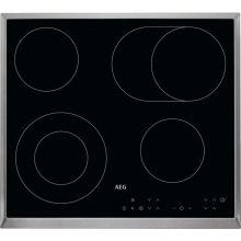 AEG HK634060XB Glaskeramikkochfeld 60cm autark Edelstahlrahmen