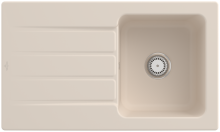 335001FUHL2 Architectura 50 Ivory Keramikspüle Handbetätigung Einbauspüle 50 cm Unterschrank
