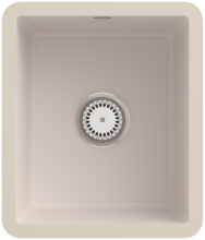 332401KR Subway 45 SU Crema Keramikspüle Handbetätigung Unterbauspüle 45 cm Unterschrank