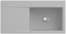 336101SM Subway Style 60 Steam Keramikspüle Handbetätigung Einbauspüle 60 cm Unterschrank
