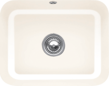 670601KR Cisterna 60C Crema Keramikspüle Handbetätigung Unterbauspüle 60 cm Unterschrank