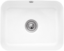 Villeroy & Boch 670602KG Cisterna 60C Snow White Keramikspüle Excenterbetätigung Unterbauspüle 60 cm Unterschrank