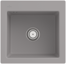 33151FKDHL2 Subway 50 S flat Fossil Keramikspüle Handbetätigung flächenbündig 50 cm Unterschrank