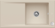 Villeroy & Boch 679002AMHL34 Timeline 60 Almond Keramikspüle Excenterbetätigung Einbauspüle 60 cm Unterschrank