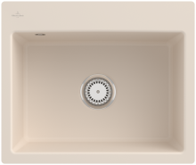 33091FFUHL24 Subway 60 S flat Ivory Keramikspüle Handbetätigung flächenbündig 60 cm Unterschrank