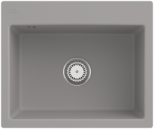 33091FKDHL34 Subway 60 S flat Fossil Keramikspüle Handbetätigung flächenbündig 60 cm Unterschrank