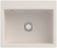 33091FKRHL14 Subway 60 S flat Crema Keramikspüle Handbetätigung flächenbündig 60 cm Unterschrank