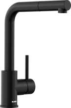 526660 MILA-S schwarz matt HD-Armatur Zugauslauf