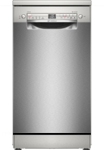 SPS2HMI42E Stand Geschirrspüler 45cm Edelstahl AntiFingerPrint HomeConnect SlimLine VarioSchublade
