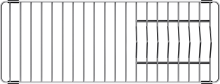 Schock Praktisches Abtropfgitter (629138) Edelstahl Multifunktionale Einsatzmöglichkeiten