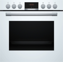 Bosch HND411LW63 (HEA513BW3,NKN645GA2E) Herdset 5Heizarten LED-Display Elektrokochfeld mit Rahmen weiss