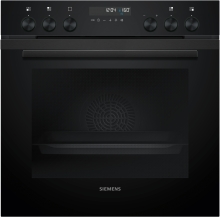 Siemens HE278GBB3 Einbau-Herd kochfeldgebunden DeepBlackInox Pyrolyse cookControl30 softMove 9Heizarten
