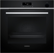 Siemens HR532GBS3 Backofen Dampfunterstützung Edelstahl LED-Touchbedienung cookControl15 8Heizarten ecoClean