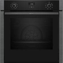 Neff B3ACE2AG3 Backofen 60cm GraphiteGrey 7Heizarten LCD-Display HIDE EasyClean Elektronikuhr