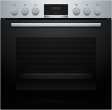 Bosch HND411LS63 (HEA513BS3 + NKN645GA2E) Herdset 5Heizarten Versenkknebel LED-Display Elektrokochfeld