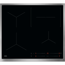 AEG OIO64C00XB Induktionskochfeld 60cm Edelstahlrahmen Hob2Hood DirectControl PowerBoost