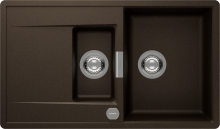 Mono D-150-FB Bronze (MOND150FBBRO) Unterschrank 60cm flächenbündige Spüle CRISTADUR®
