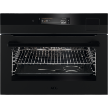AEG KSK898230T Kompakt Dampfbackofen 45cm hoch mit Sous Vide Steampro Mattblack