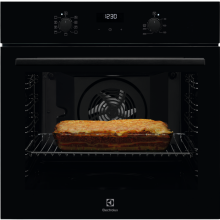OEF5H50Z Backofen 60cm schwarz 7Heizarten Versenkknebel AquaClean