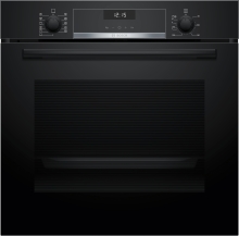 HBG537BB4 Backofen 60cm schwarz AutoPilot10 8Heizarten EcoCleanDirect Versenkknebel