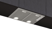 LB55566 Lüfterbaustein 53cm silbermetallic LED-Beleuchtung Schiebeschalter