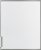 Siemens KF10ZAX0 Zubehör Kühlschränke weiße Türfront mit Dekorrahmen und Griff aus Aluminium, Abmessungen: 725 x 592 mm