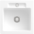 Villeroy & Boch 334501RWHL2 Siluet 50 S Stone White Keramikspüle Handbetätigung Einbauspüle 50 cm Unterschrank