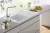 Villeroy & Boch 966811LC Modern Steel Niederdruck Edelstahl massiv Küchenarmatur Festauslauf