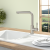 Villeroy & Boch 966811LC Modern Steel Niederdruck Edelstahl massiv Küchenarmatur Festauslauf
