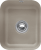 Villeroy & Boch 670402TR Cisterna 45 Timber Keramikspüle Excenterbetätigung Unterbauspüle 45 cm Unterschrank