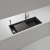 Schock Prepstation D-150-A Dusk (PRPD150ADSK) Unterschrank 120 cm Einbauspüle aufliegend CRISTADUR®