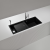 Schock Prepstation D-150-A Night (PRPD150ANGT) Unterschrank 120 cm Einbauspüle aufliegend CRISTADUR®