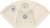 Villeroy & Boch 670801KRHL1 Solo Eck Crema Keramikspüle Handbetätigung Eckspüle 90 cm Unterschrank