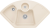 Villeroy & Boch 670801FUHL12 Solo Eck Ivory Keramikspüle Handbetätigung Eckspüle 90 cm Unterschrank