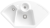 Villeroy & Boch 670801RWHL12 Solo Eck Stone White Keramikspüle Handbetätigung Eckspüle 90 cm Unterschrank
