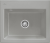 Villeroy & Boch 33091FKDHL1 Subway 60 S flat Fossil Keramikspüle Handbetätigung flächenbündig 60 cm Unterschrank