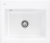 Villeroy & Boch 33091FR1HL12 Subway 60 S flat Weiß Alpin Keramikspüle Handbetätigung flächenbündig 60cm Unterschrank