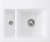 Villeroy & Boch 67801FRWHL13 Subway60 XM flat StoneWhite Keramikspüle Handbetätigung flächenbündig 60cm Unterschrank
