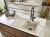 Villeroy & Boch 334701AM Subway Style 45 Almond Keramik Handbetätigung Spüle Aufliegend 50 cm Unterschrank