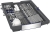 Siemens SR55ZS10ME Teilintegrierter Geschirrspüler 45 cm Besteckschublade Zeolith 42dB EEK:C