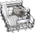 Siemens SR55ZS10ME Teilintegrierter Geschirrspüler 45 cm Besteckschublade Zeolith 42dB EEK:C