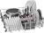 Bosch SMU4ETS08E Unterbau Geschirrspüler 60cm Edelstahl EfficientDry HomeConnect 3fach-Rackmatik